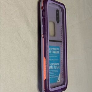 LifeProof Purple and Orange Phone Case